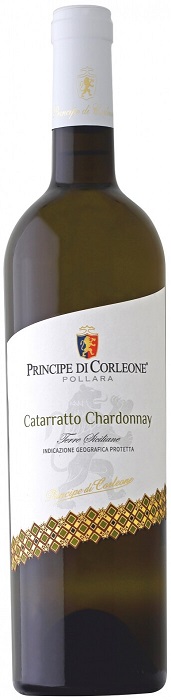 Вино Принчипе ди Корлеоне Поллара Катарратто-Шардоне (Principe di Corleone) белое сухое 0,75л 12,5%