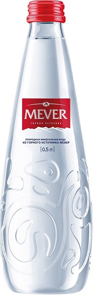 Вода Мевер (Mever) природная негазированная 0,5л в стеклянной бутылке