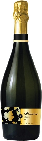 Вино игристое Ка' Риголли Просекко (Ca' Rigolli Prosecco) белое брют 0,75л Крепость 11%
