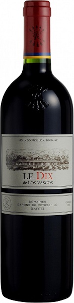 Вино Лос Васкос Ле Дис (Los Vascos Le Dix) красное сухое 0,75л Крепость 14,5%