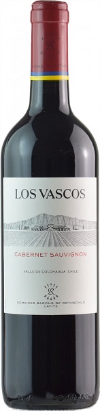 Вино Лос Васкос Каберне Совиньон (Los Vascos Cabernet Sauvignon) красное сухое 0,75л Крепость 14%