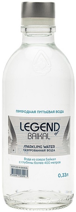 Вода Легенда Байкала  (Legend of Baikal) природная газированная 0,33л в пластиковой бутылке