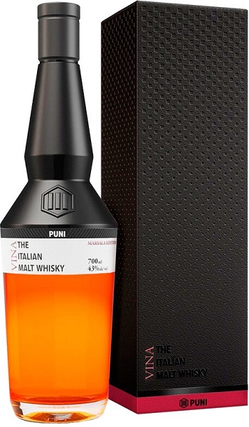 Виски Пуни Вина (Whiskey Puni Vina) 5 лет 0,7л Крепость 43% в подарочной коробке