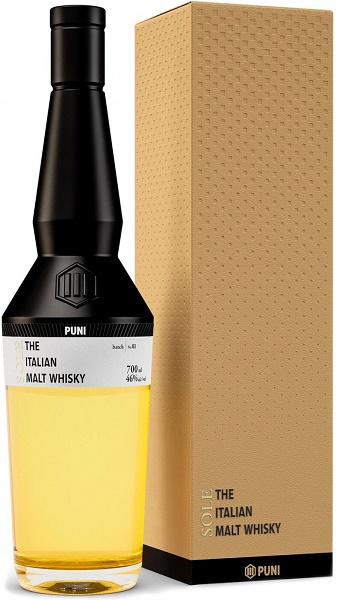 Виски Пуни Соле (Whiskey Puni Sole) 4 года 0,7л Крепость 46% в подарочной коробке