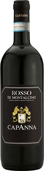 Вино Капанна Россо ди Монтальчино (Capanna Rosso di Montalcino) красное сухое 0,75л 14,5%