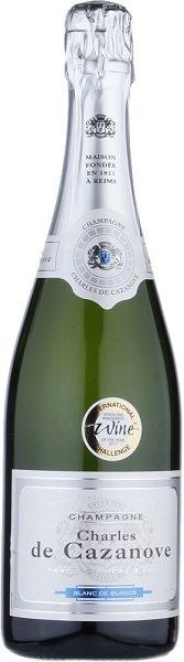 Шампанское Шарль де Казанов Традисьон Блан де Блан  (Charles de Cazanove) белое брют 0,75л 12%