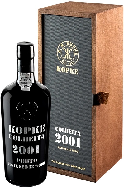 Вино ликерное Портвейн Копке Колейта Порт (Kopke Colheita) 2001 красное сладкое 0,75л Крепость 18%