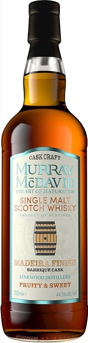 Виски Мюррей МакДэвид Каск Крафт Линквуд Мадейра Финиш (Murray McDavid Cask Craft) 3 года 0,7л 44,5%
