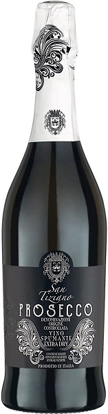 Вино игристое Сан Тициано Просекко Спуманте Экстра Драй (San Tiziano) белое сухое 0,75л 11%