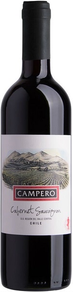Вино Камперо Каберне Совиньон (Campero Cabernet Sauvignon) красное сухое 0,75л Крепость 13%
