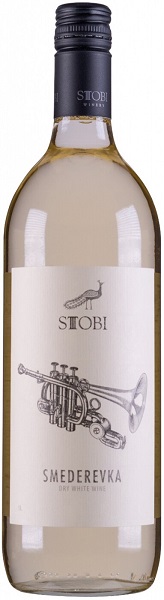 Вино Стоби Смедеревка (Stobi Smederevka) белое сухое 1л Крепость 10,5%