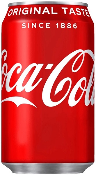 Напиток Кока-Кола Классик (Coca-Cola) газированный 330мл (Польша) в жестяной банке