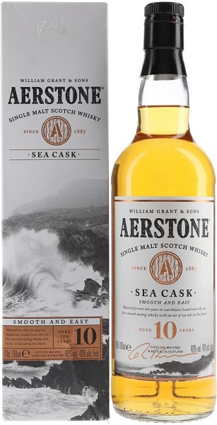 Виски Аэрстоун Си Каск (Whiskey Aerstone Sea Cask) 10 лет 0,7л 40% в подарочной коробке