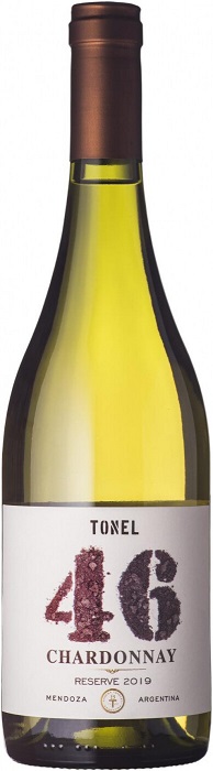 Вино Тонель 46 Шардоне Ресерве (Tonel 46 Chardonnay Reserve) белое сухое 0,75л Крепость 13,5%