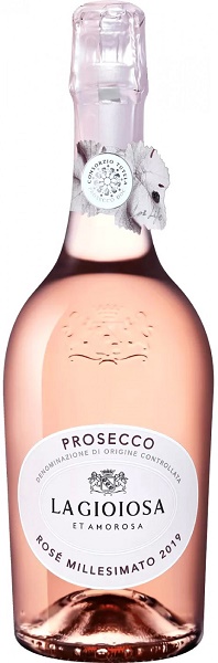 Вино игристое Ла Джойоза Розе Брют (La Gioiosa) розовое брют 0,75л Крепость 11%