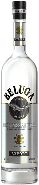 Водка Белуга Нобл (Vodka Beluga Noble) 1,5л Крепость 40%