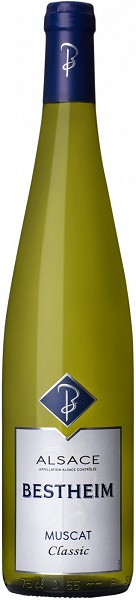 Вино Бестхайм Классик Мускат (Bestheim Classic Muscat) белое полусухое 0,75л Крепость 12,5%