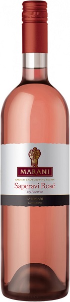 Вино Марани Саперави Розе (Marani Saperavi Rose) розовое сухое 0,75л Крепость 12,5%