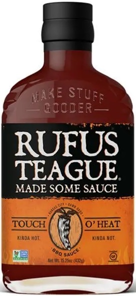 Соус томатный Руфус Тиг (Rufus Teague Touch O-heat) острый с перцем 0.432г стекло