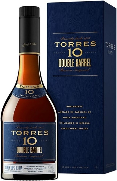 Бренди Торрес 10 Дабл Баррел 10 лет (Torres 10 Double Barrel 10 Years) 0,7л 38% в подарочной коробке