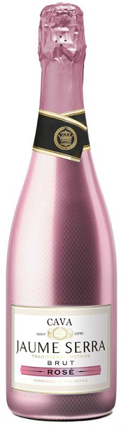Вино игристое Кава Жауме Серра (Jaume Serra) розовое брют 0.75л Крепость 11,5%