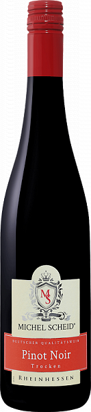 Вино Михель Шайд Пино Нуар (Michel Scheid Pinot Noir) красное сухое 0,75л Крепость 12,5%