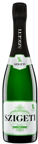 Вино игристое Сигети Рислинг Зект (Szigeti) брют белое 0,75л Крепость 12,5%