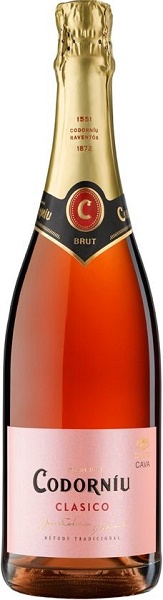Вино игристое Кава Кодорню Класико Розе (Codorniu) розовое брют 0,75л Крепость 12%