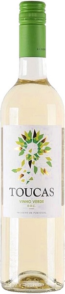 Вино Токаш Винью Верде (Toucas Vinho Verde) белое полусухое 0,75л Крепость 9,5%