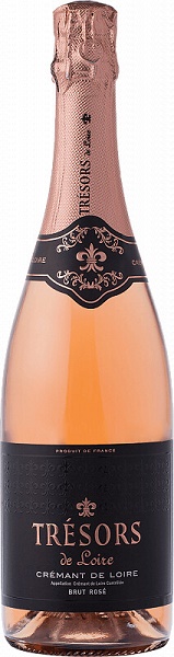 Вино игристое Жозеф Вердье Трезор де Луар (Joseph Verdier Tresors de Loire) розовое брют 0,75л 12,5%