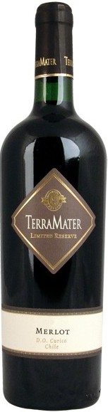 Вино ТерраМатер Лимитед Резерв Мерло (TerraMater Limited) красное сухое 0,75л Крепость 14,5%