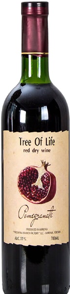 Вино Дерево жизни Гранат (Tree of life Pomegranate) красное сухое 0,75л 11%
