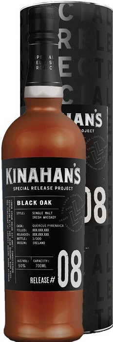 Виски Кинахан'с Блэк Оак Релиз 8 (Kinahan's Black Oak Release #8) 10 лет 0,7л Крепость 50% в тубе