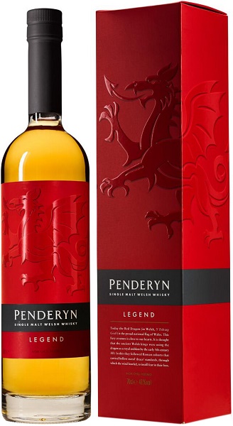 Виски Пендерин Легенда (Penderyn Legend) 0,7л Крепость 41% в подарочной коробке