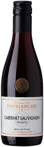 Вино Патриарш Каберне Совиньон (Patriarche Cabernet Sauvignon) красное сухое 0,187л Крепость 13,5%