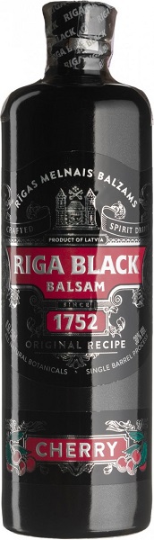Бальзам Рижский Чёрный со вкусом Вишни (Riga Black Cherry) 0,5л Крепость 30%
