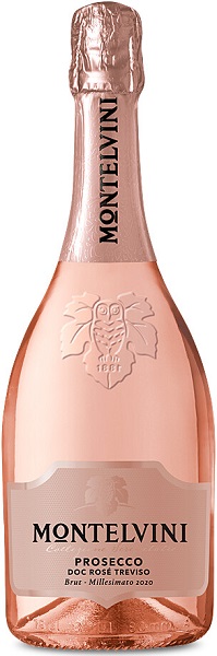 Вино игристое Монтельвини Просекко Розе  (Montelvini Prosecco Rose) розовое брют 0,75л 11%