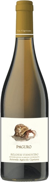 Вино Чиприана Пагуро Болгери Верментино (Cipriana) белое сухое 0,75л Крепость 12%