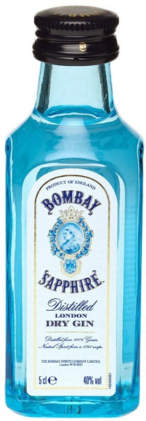 Джин Бомбей Сапфир (Gin Bombay Sapphire) 50 мл Крепость 47%