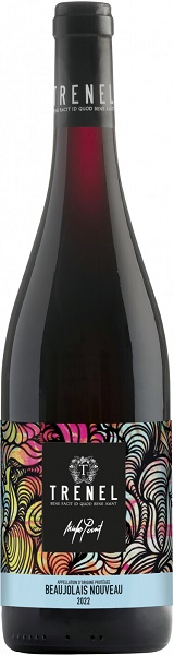 Вино Тренель Божоле Нуво (Trenel Beaujolais Nouveau) красное сухое 0,75л Крепость 13%