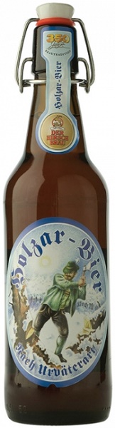 Пиво Хиршбрау Хольцар Бир (Beer Holzar Bier) темное 0,5л Крепость 5,2%