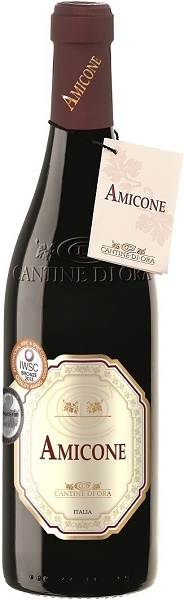 Вино Кантине ди Ора Амиконе (Cantine di Ora Amicone) красное полусухое 0,75л Крепость 14%