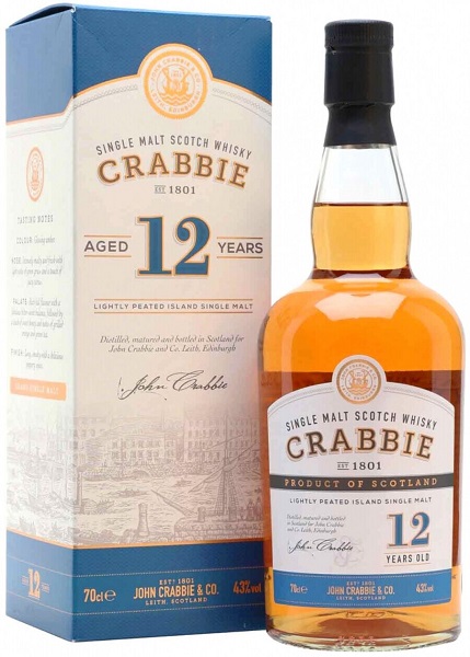 Виски Крабби (Crabbie) 12 лет 0,7л Крепость 40% в подарочной коробке