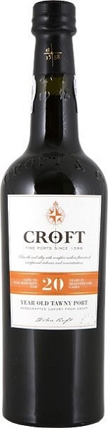 Вино ликерное Портвейн Крофт Тони Порт "Croft" 20 лет красное сладкое 0,75л крепость 20%