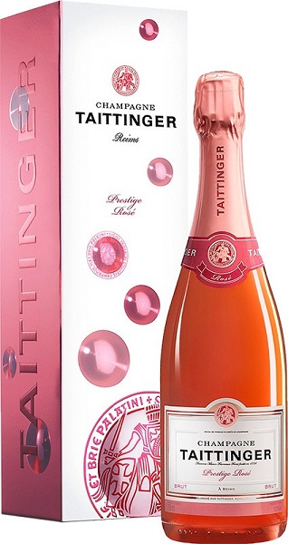Шампанское Тэтенжэ Престиж Розе (Taittinger Prestige Rose) розовое брют 075л 12,5% в подар/коробке