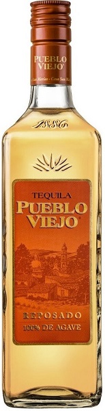 Текила Пуэбло Вьехо Репосадо (Pueblo Viejo Reposado) 0,7 Крепость 40%