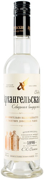 Водка Архангельская Северная Выдержка (Vodka Arkhangelskaya Severnaya Vyderzhka) 0,5л Крепость 40%