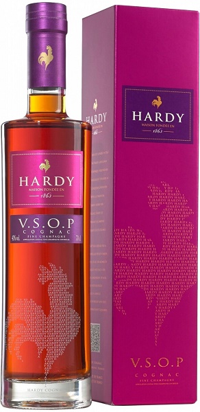 Коньяк Арди (Cognac Hardy) VSOP 8 лет 0,7л Крепость 40% в подарочной коробке
