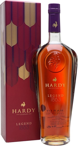 Коньяк Арди Ледженд 1863 (Cognac Hardy Legend 1863) ординарный 0,7л 40% в подарочной коробке